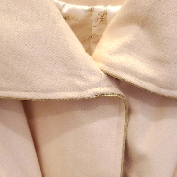 NEW Disney Princess ivory jacket, size 9/10 - Picture 4 of 10